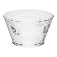 Bowl 10,5cm X 6cm X 6,5cm Lines Butterfly Vidro  